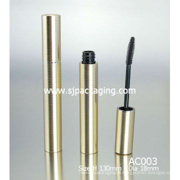 luxury gold aluminium mascara container